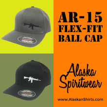 Load image into Gallery viewer, AR-15 - Flex Fit - Solid Back - Hat
