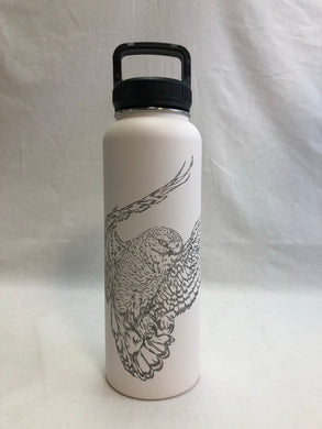 Snowy Owl - 40oz Stainless Water Bottle