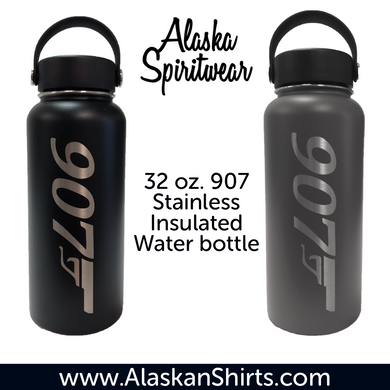 907 Gun - 32oz Stainless Water Bottle