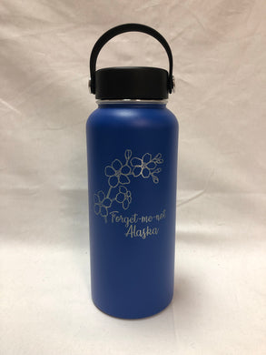 Forget-Me-Not - 32oz Stainless Water Bottle