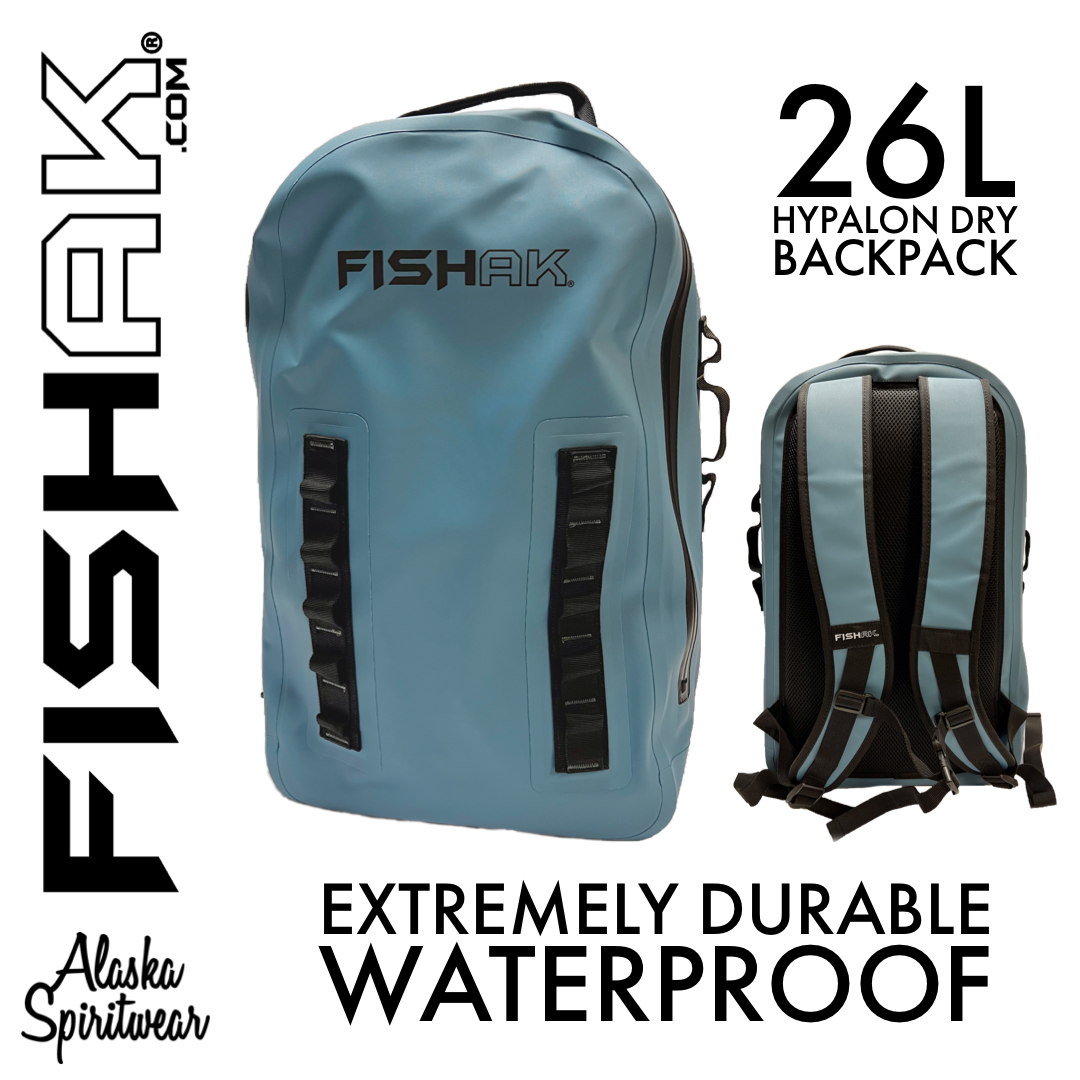 FISH AK - Hypalon Dry Backpack 26L - Stone Blue