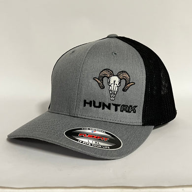 HUNT AK - Sheep Skull - Flex Fit Mesh Back Hat