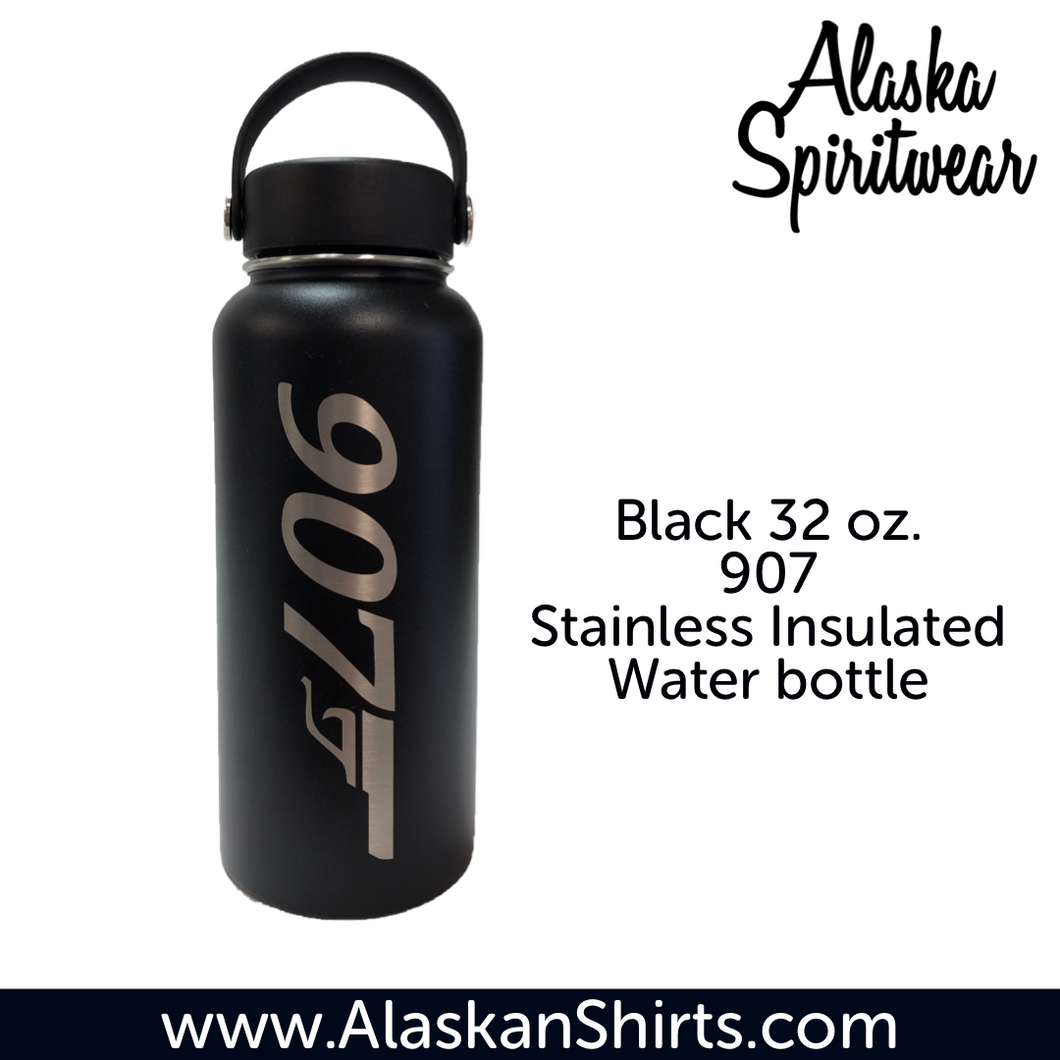 907 Gun - 32oz Stainless Water Bottle