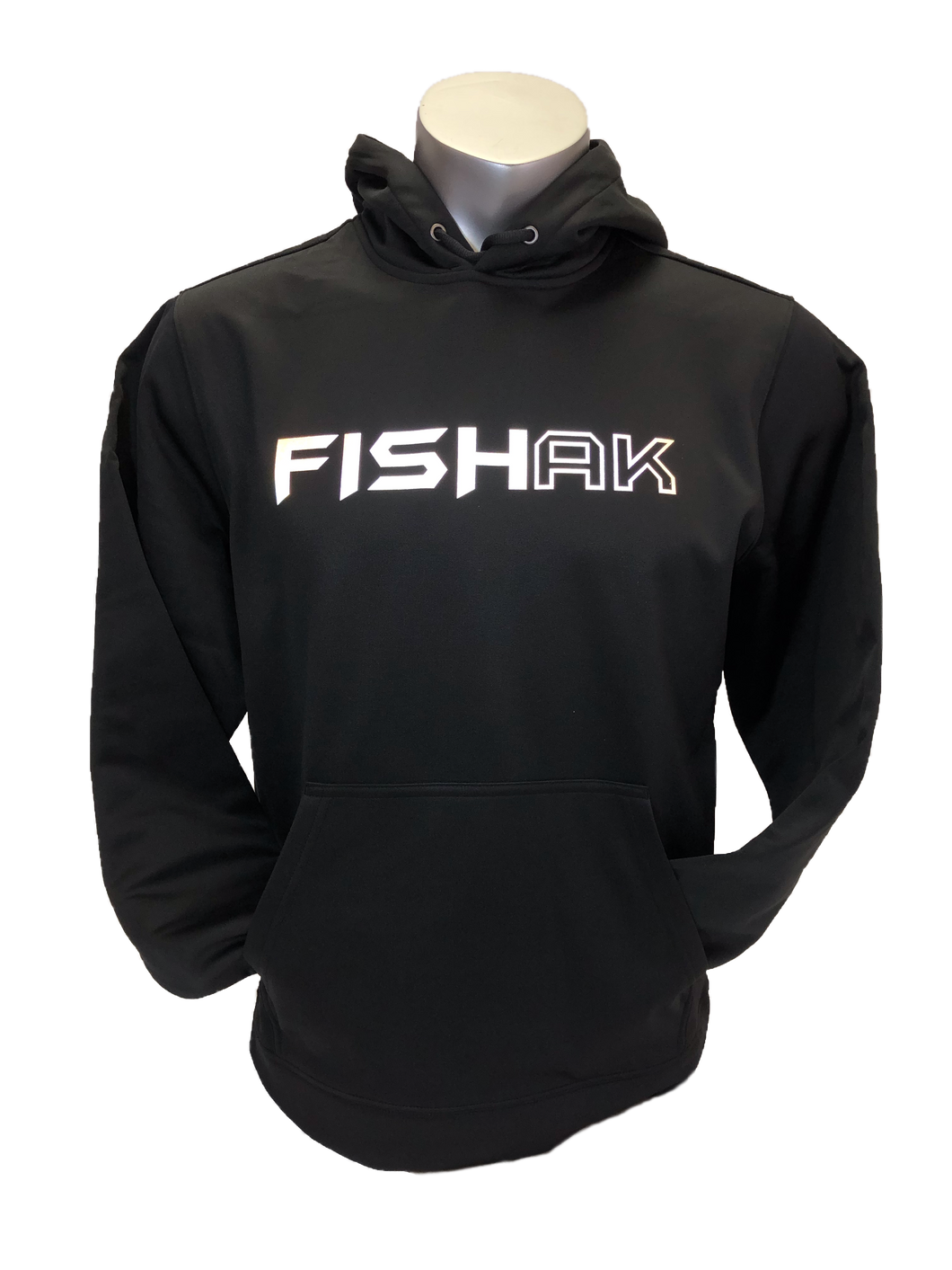 FISH AK - Reflective Logo Performance Hoodie