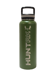 HUNT AK - Moose Skull - 40oz Stainless Water Bottle
