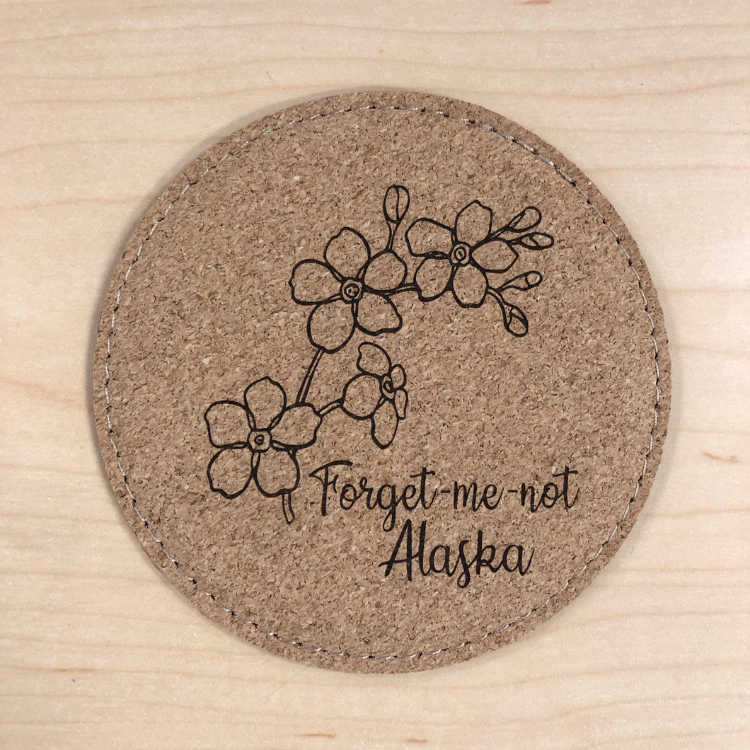 Forget-Me-Not - Individual Coaster
