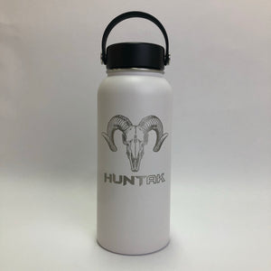 HUNT AK - Sheep Skull - 32oz Stainless Water Bottle