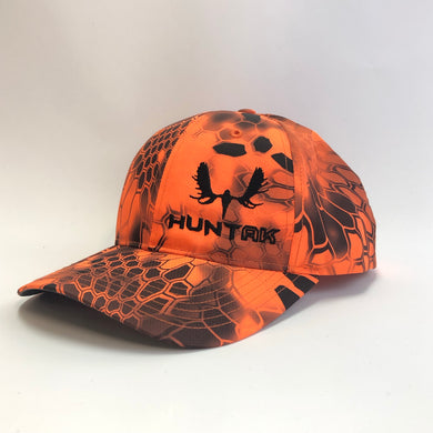 HUNT AK - Moose Skull - Solid Back Performance Adjustable Hat