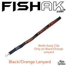 Load image into Gallery viewer, Fish AK - Woven Lanyard