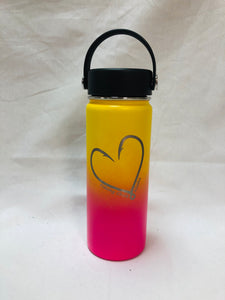 Heart Hook - 18oz Stainless Water Bottle