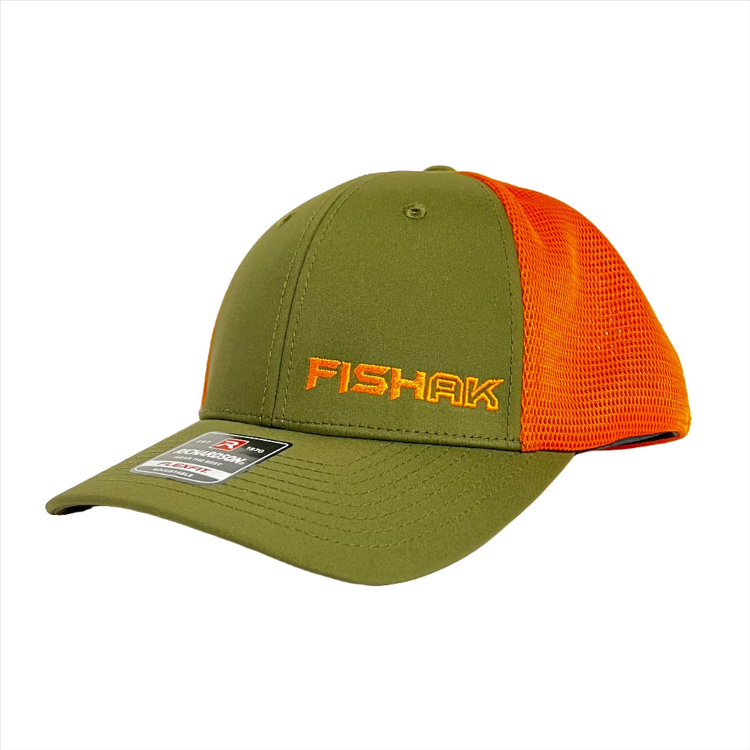 FISH AK - Adjustable Flex Fit Hat - Tri-Color Richardson 173