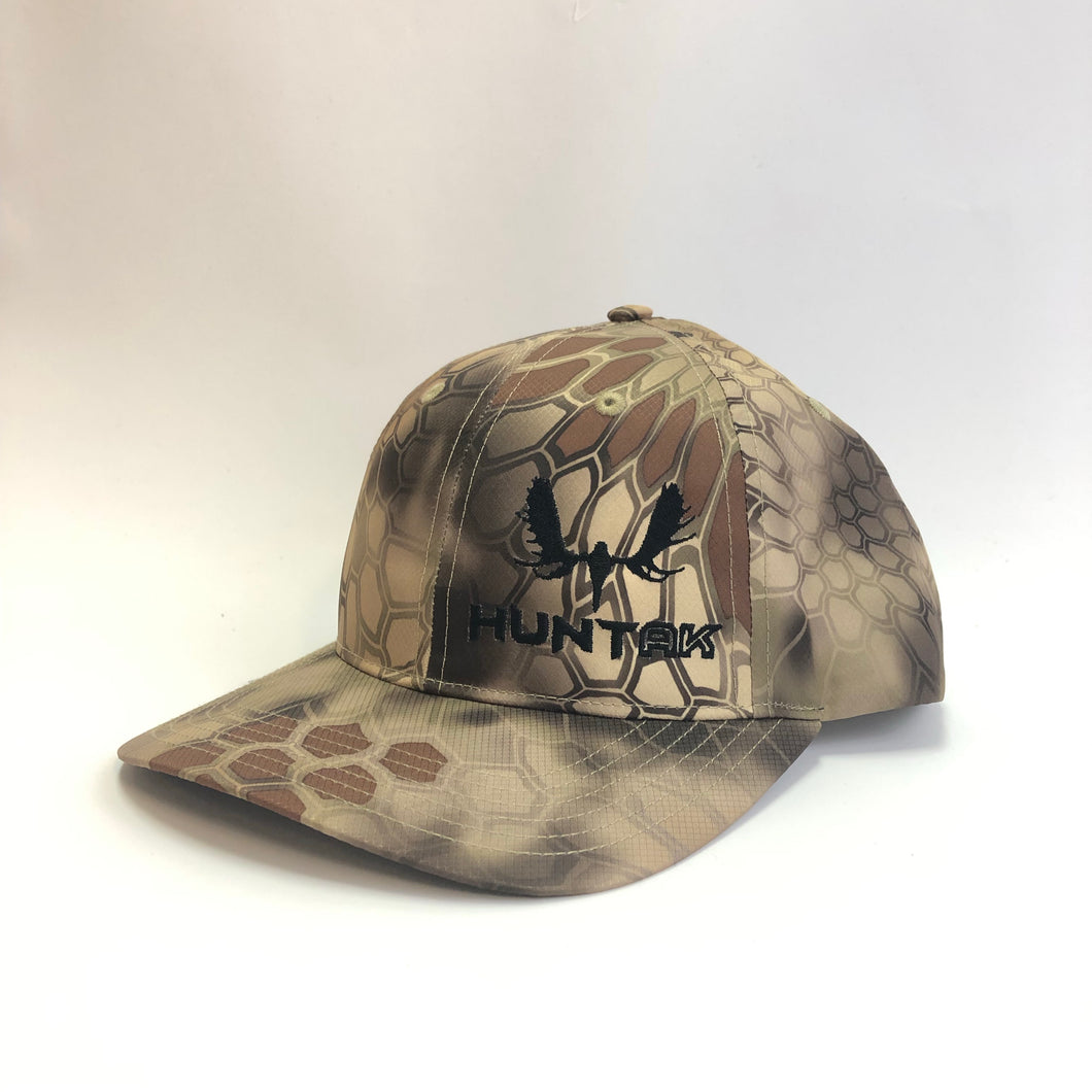HUNT AK - Moose Skull - Solid Back Performance Adjustable Hat