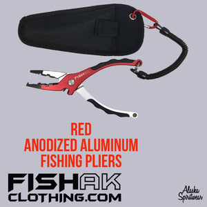 Fish AK Anodized Aluminum Fishing Pliers