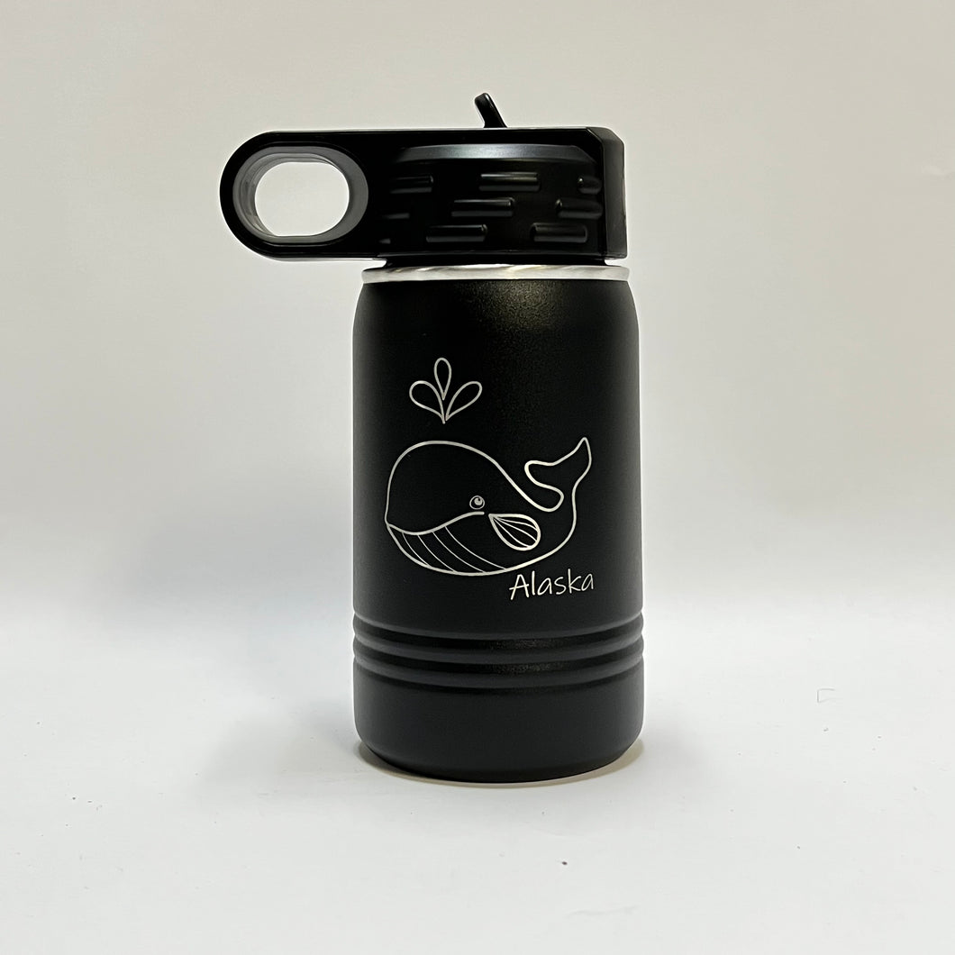 Whale - 12oz Stainless Water Bottle