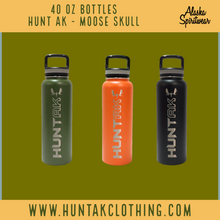 Load image into Gallery viewer, HUNT AK - Moose Skull - 40oz Stainless Water Bottle